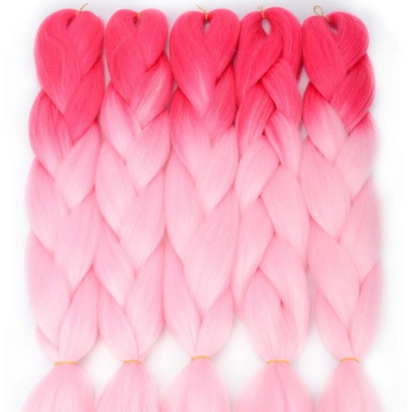 Accessories | 5 Packs Of Rose To Pink Ombr Braiding Hair Nwt  display picture 3